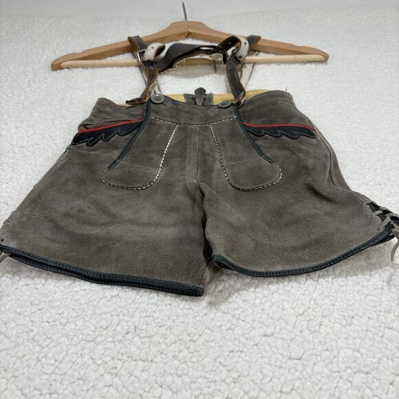 Stylish Gray Kids Overalls with Straps - Picture 2 of 8